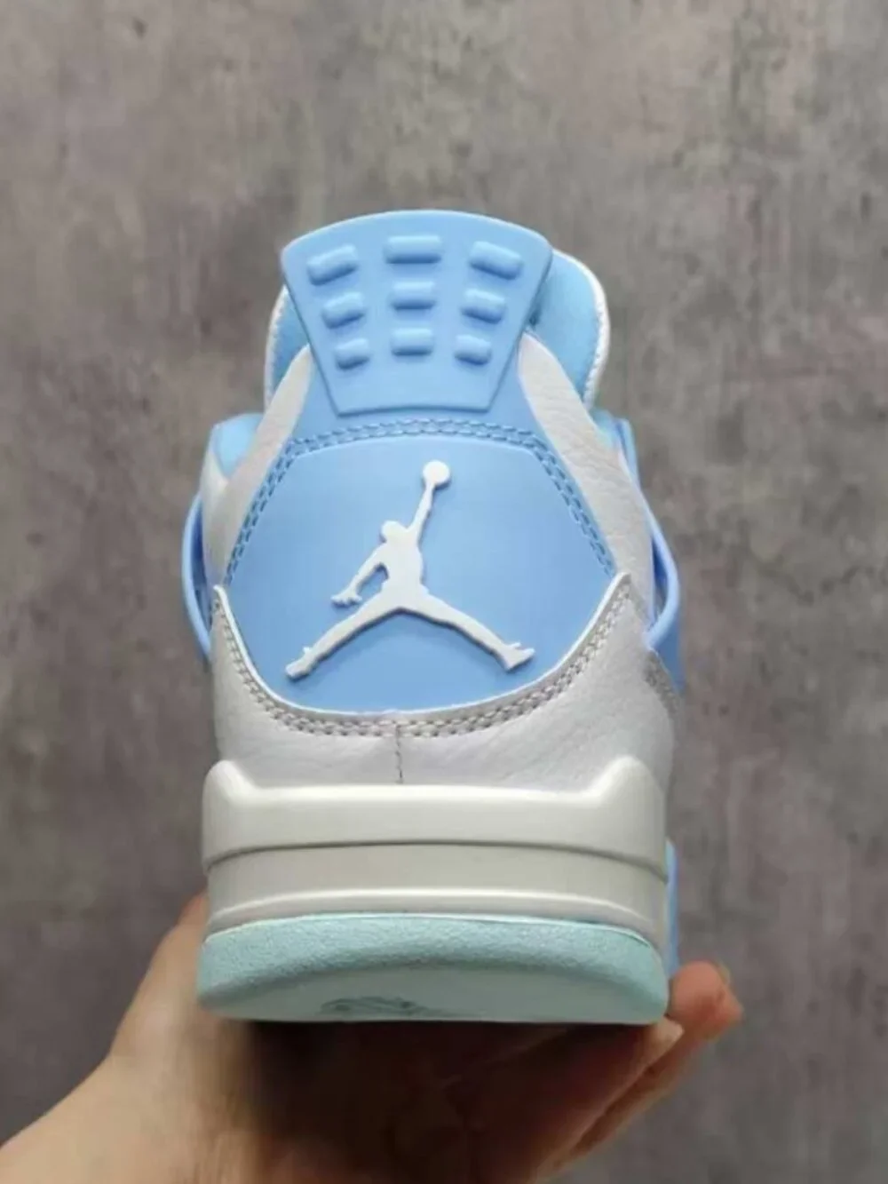Jordan Women's White and Blue Trainers